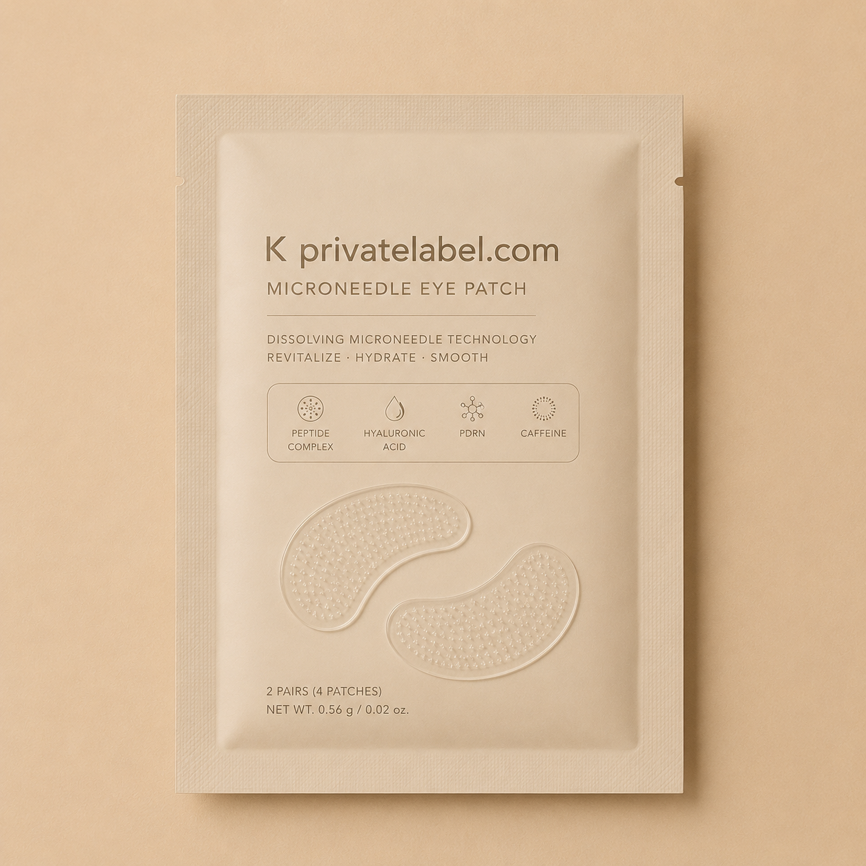 Premium Korean microneedle eye patch OEM/ODM with custom formulations, luxury packaging, and global export support.